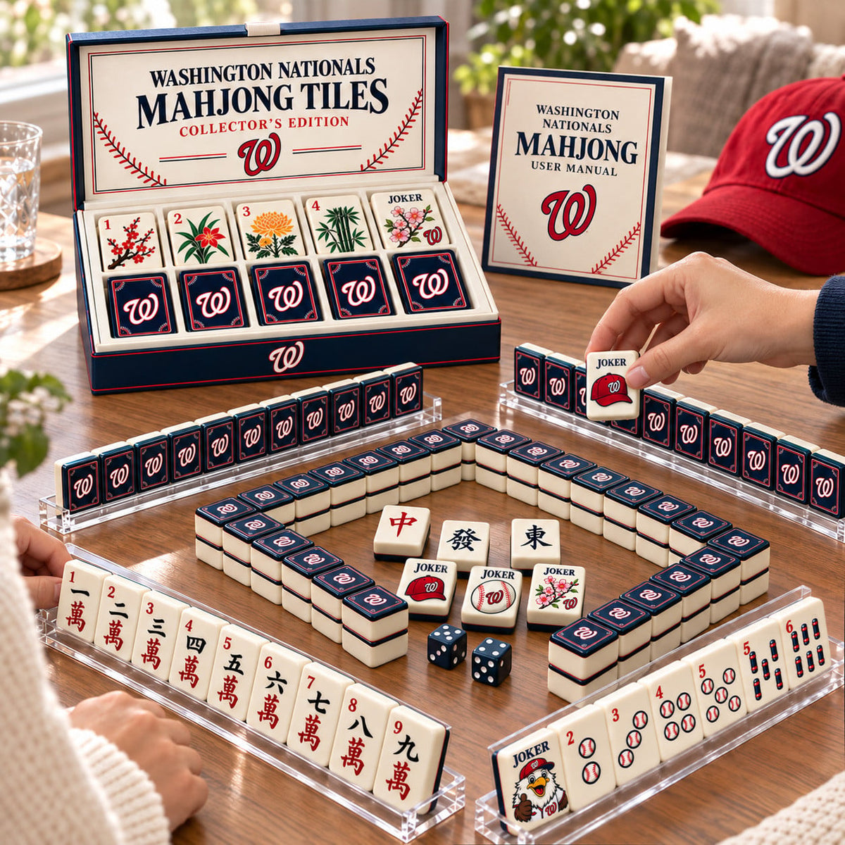 Premium WNT Mahjong Tiles Set PVNA
