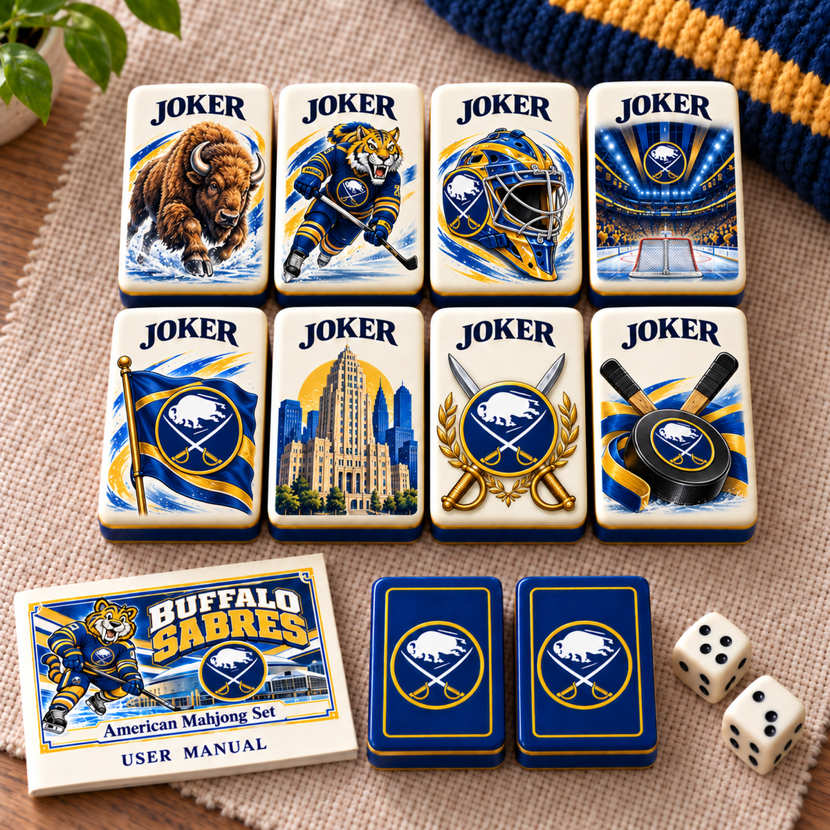 Premium BSB Mahjong Tiles Set TTMH