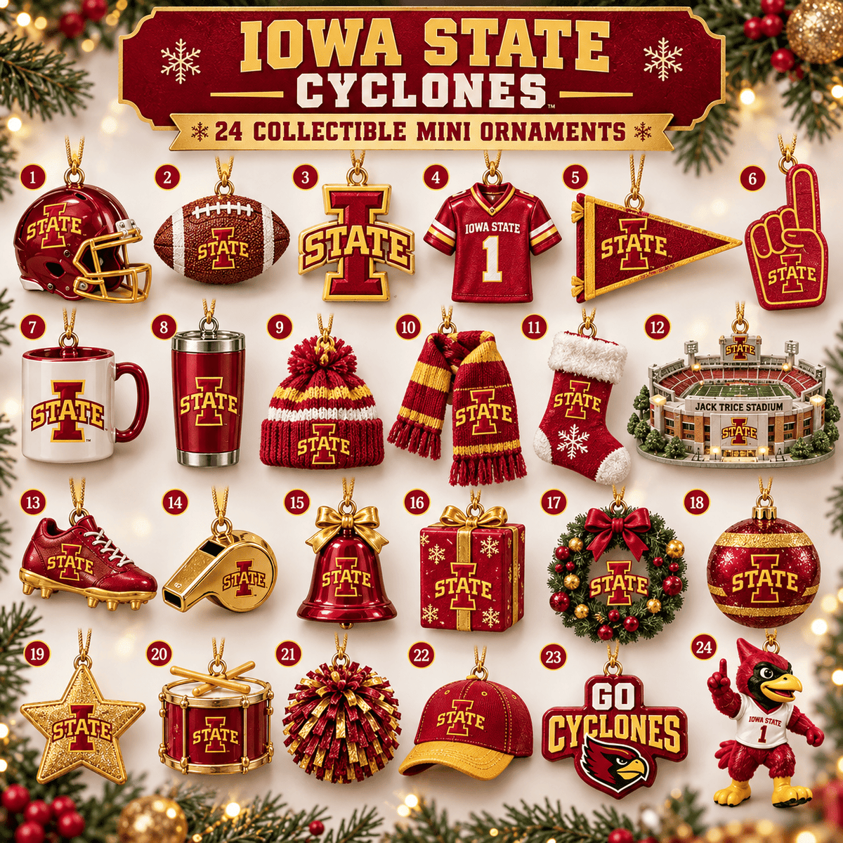 Premium ISC Christmas Tree Countdown Calendar TNSM