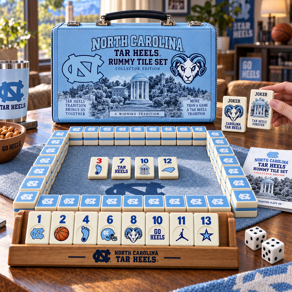 UNC Premium Rummy Tile Set TTNL