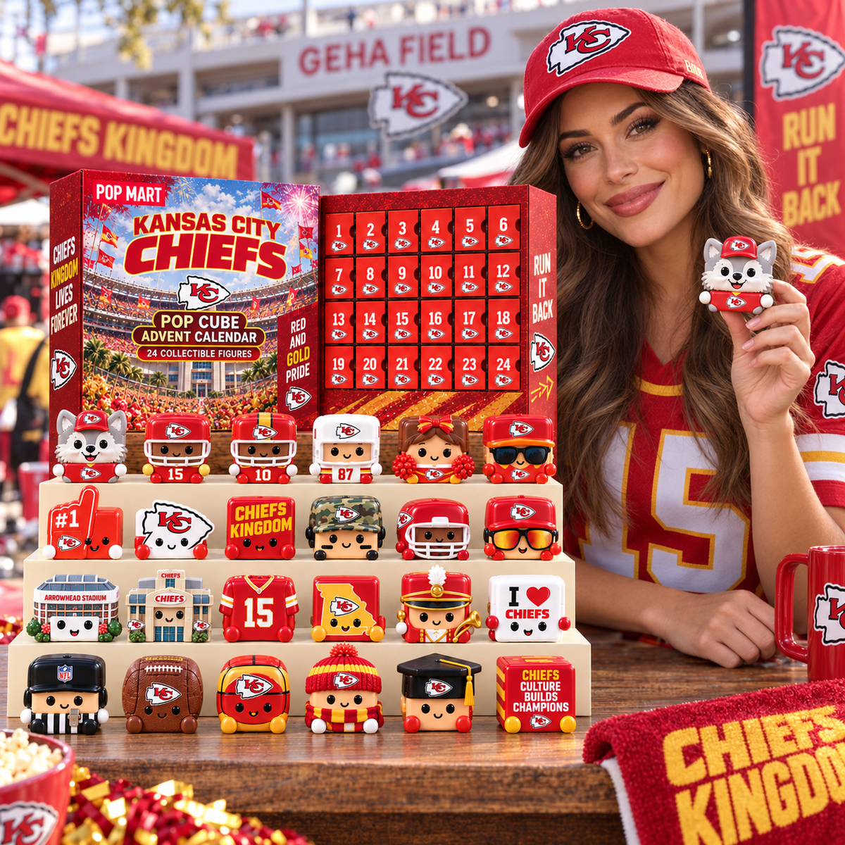 KCC Premium Pop Cube Advent Calendar Set TTNL