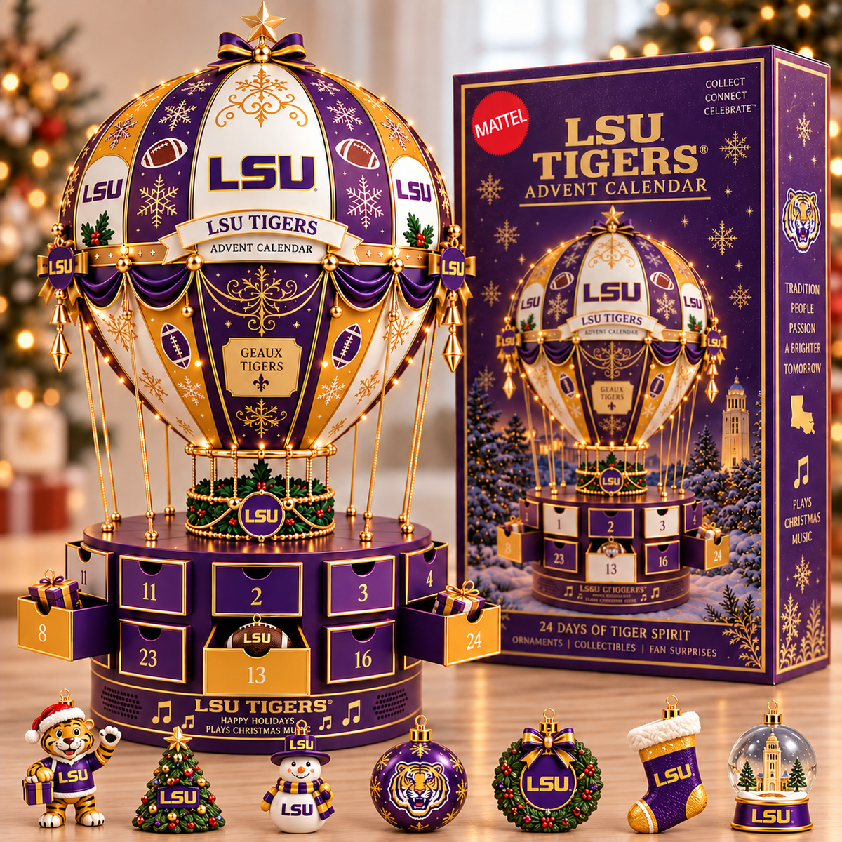 LSU Premium Christmas Advent Calendar BMD
