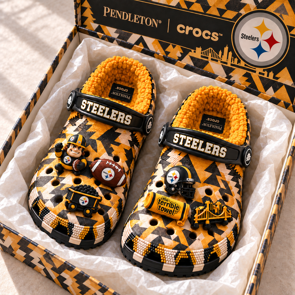 PBS Premium Fleece-Lined Crocs Clogs NTTB