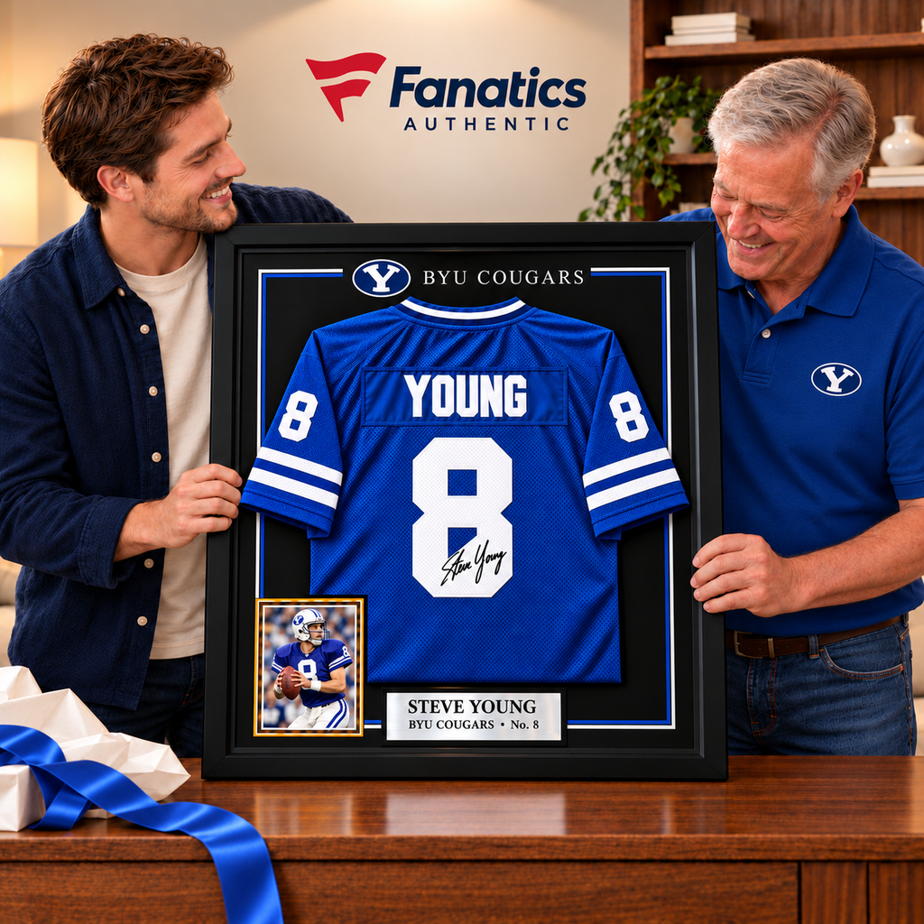 BYU Legendary jersey display frame PNPA