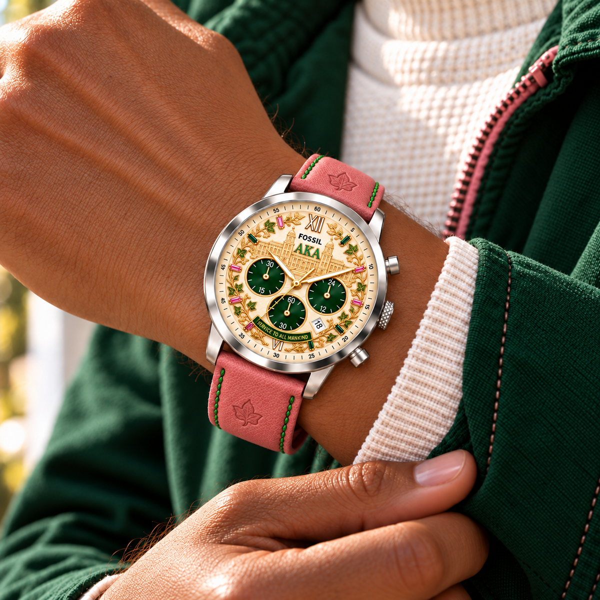 AKA Premium Art Dial Watch TMH