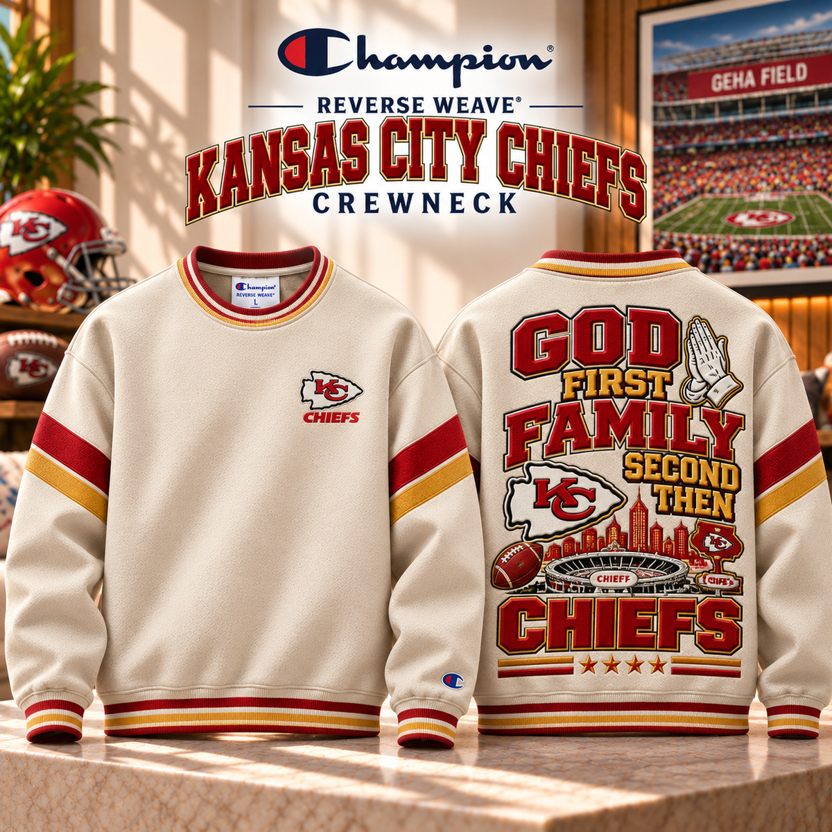 KCC Premium Embroidered Crewneck Sweatshirt BMD