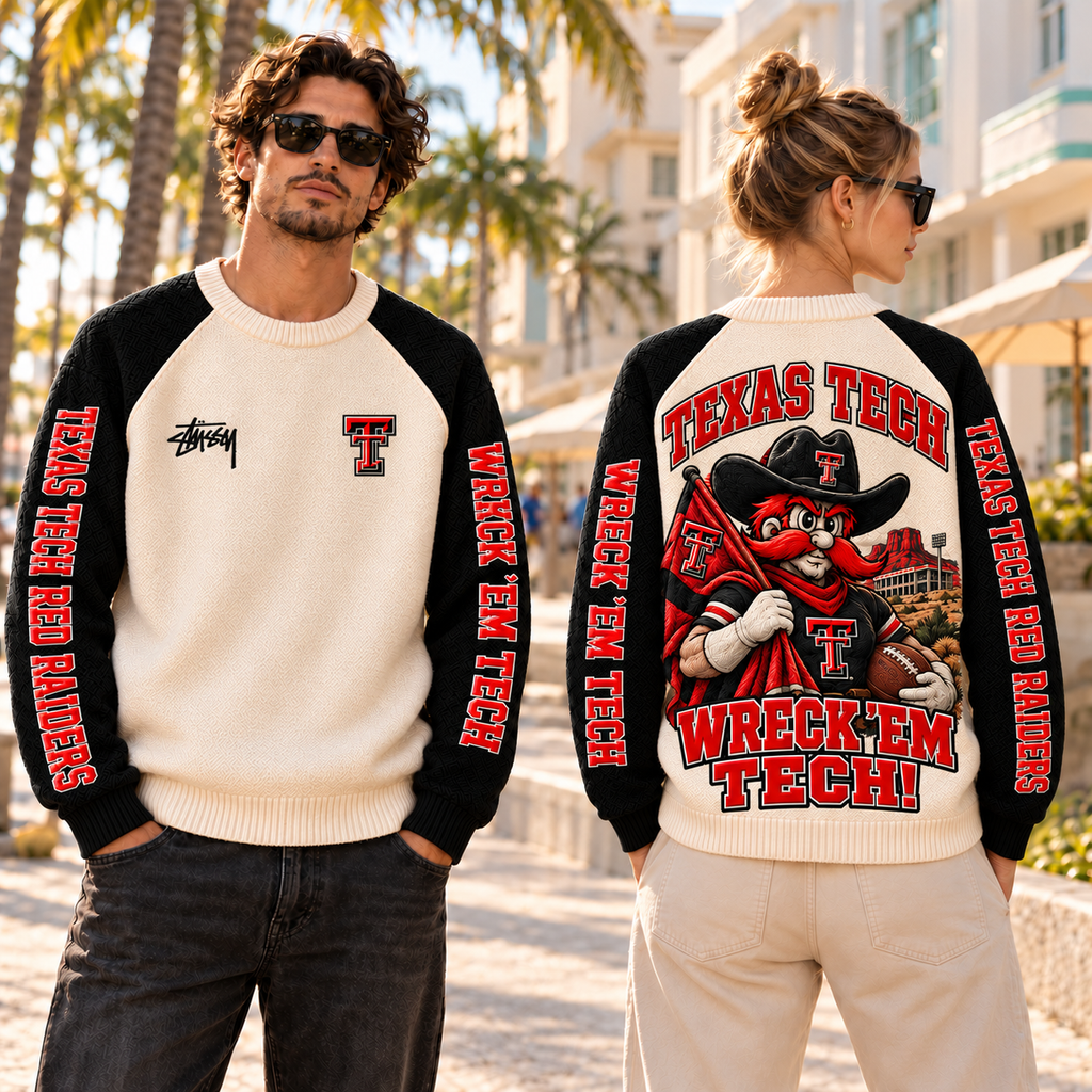 TTRR Embroidered Knit Sweater DNBN
