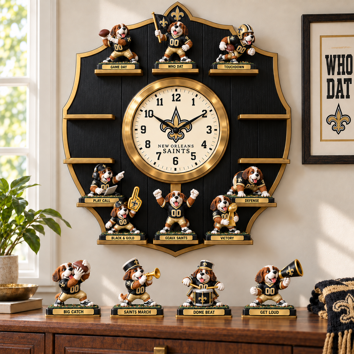 NOS Premium Mascot Sculpture Clock Collection PTKL