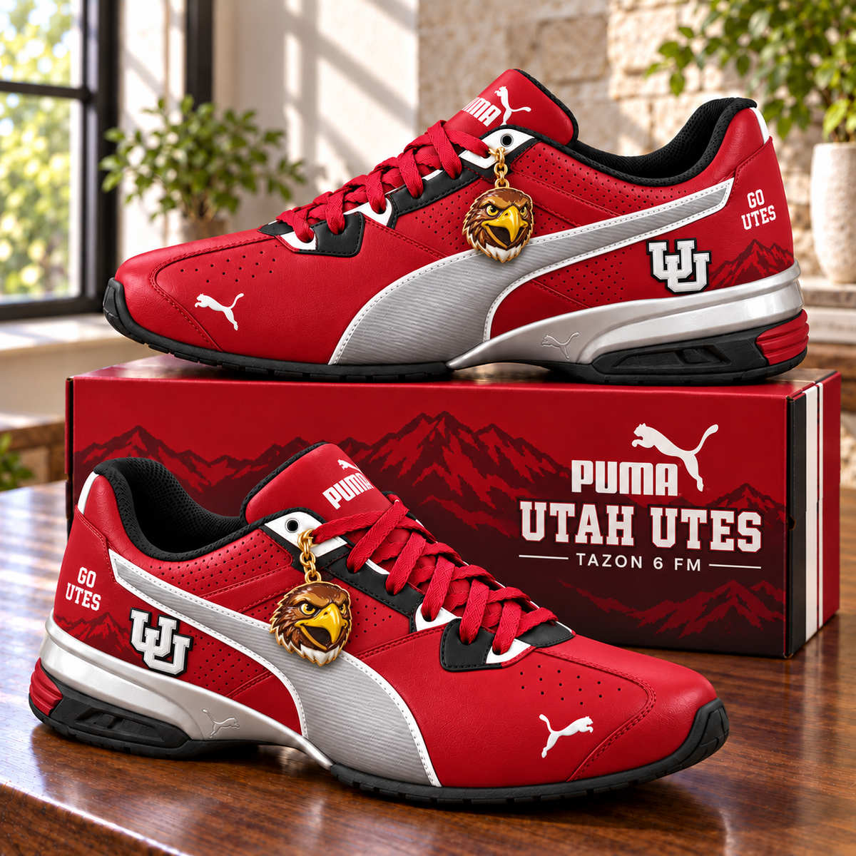 UTAH Premium Low-Top Sneakers with Charm NHVH