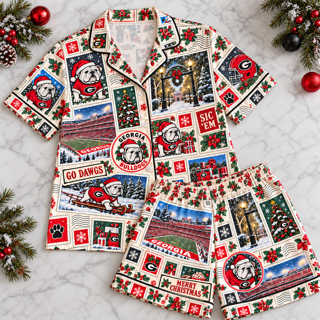 Premium GGBD Christmas Stamp Pajama Set NPL
