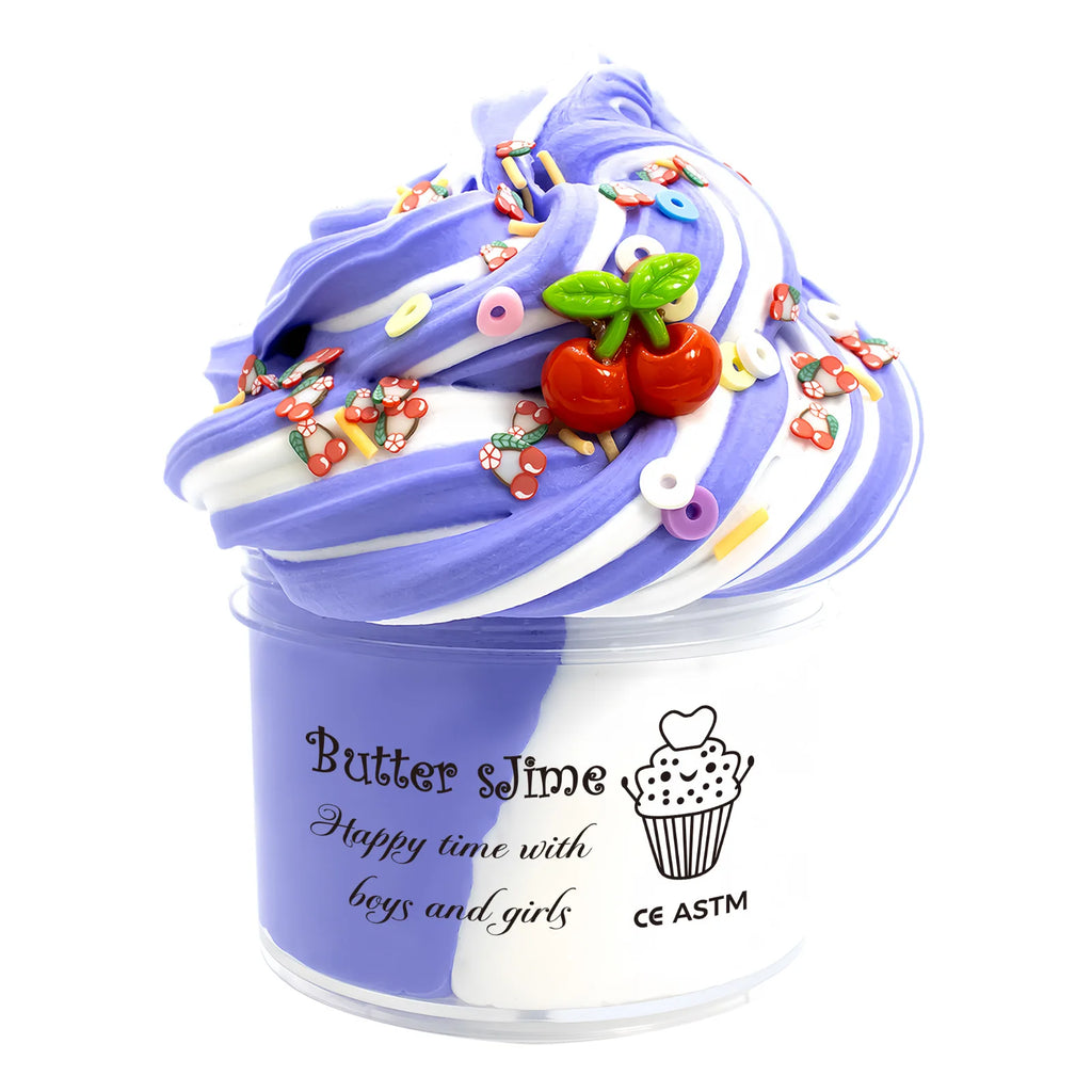 70ml Fruit Slime Blue Slime 12pac Kit Butter Slime Cloud Slime Fluffy DIY Kit for Girls and Boys Decompression Soothing Toy