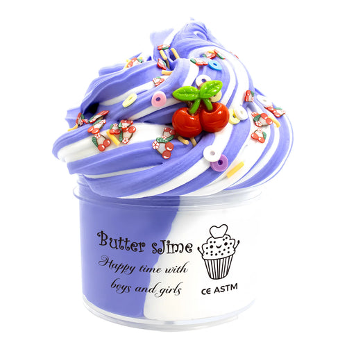 70ml Fruit Slime Blue Slime 12pac Kit Butter Slime Cloud Slime Fluffy DIY Kit for Girls and Boys Decompression Soothing Toy