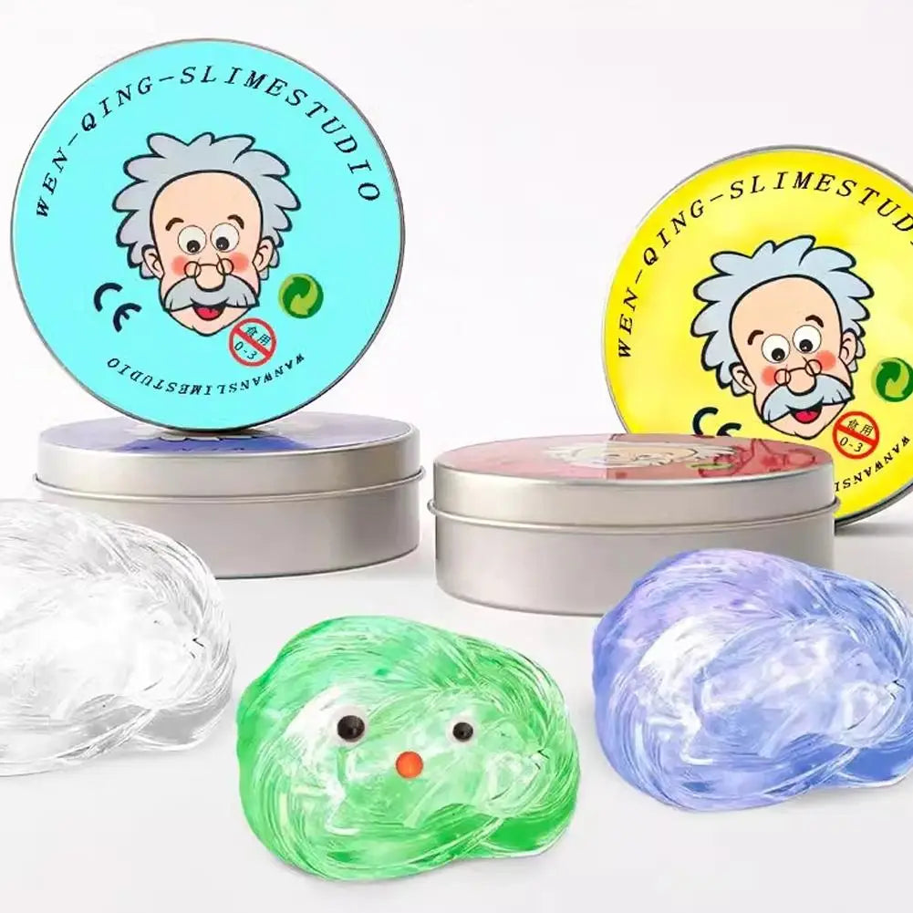 Colorful Magic Slime - Non-Newtonian Stretch & Flow Putty, Non-Toxic Sensory Toys for Kids Stress Relief & Creative DIY Crafts