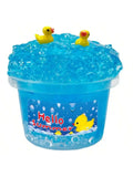 Happy Duckling Swimming Slime Shape, DIY Slime Dough, Unzipping Simulation Handmade Kit, Stretchable Blue Mud, Playset, Christma