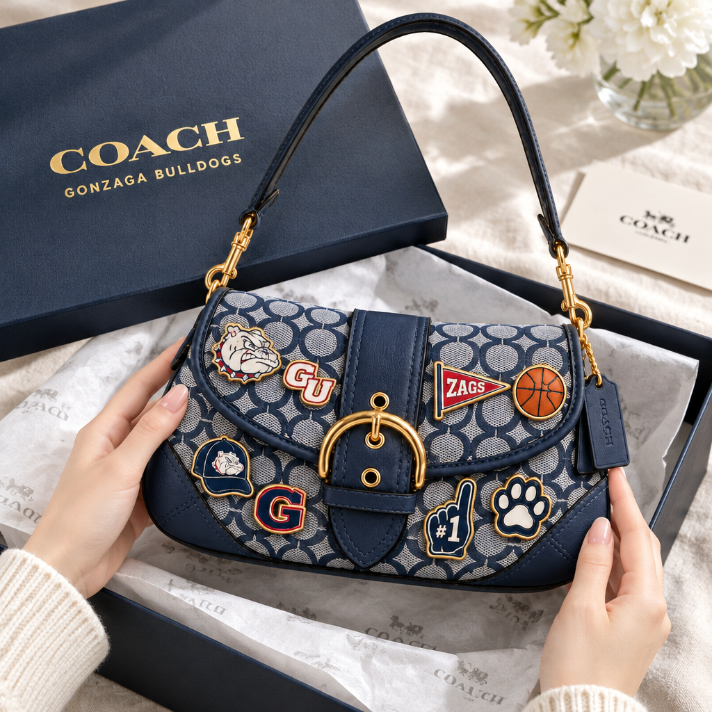 Gonzaga Bulldogs Soho Bag With Charm