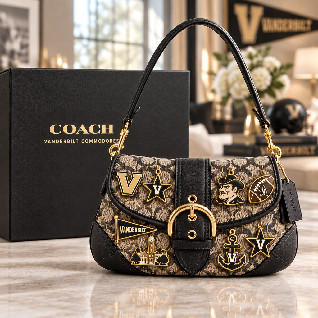 Vanderbilt Commodores Soho Bag With Charm