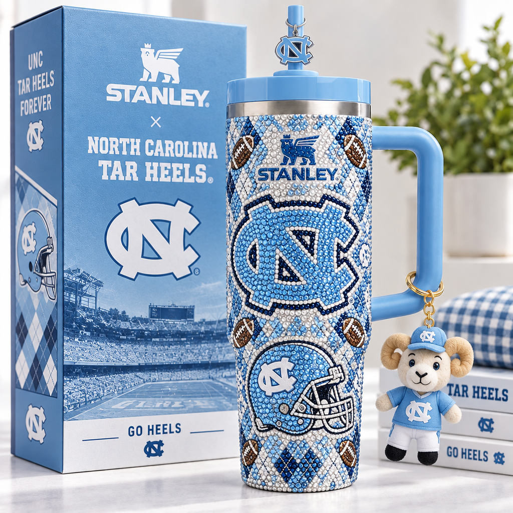 North Carolina Tar Heels 40oz Tumbler With Handle TTNL