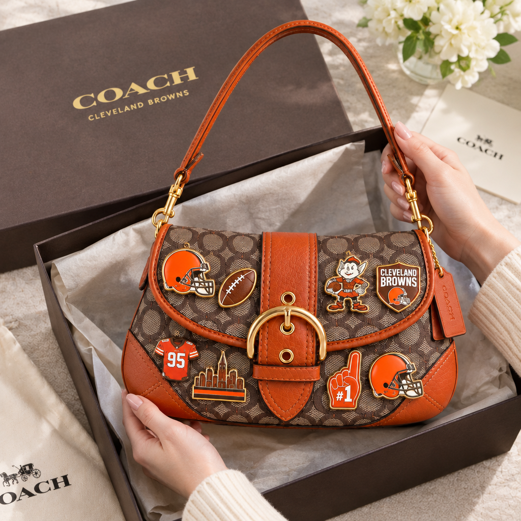 Cleveland Browns Soho Bag With Charm