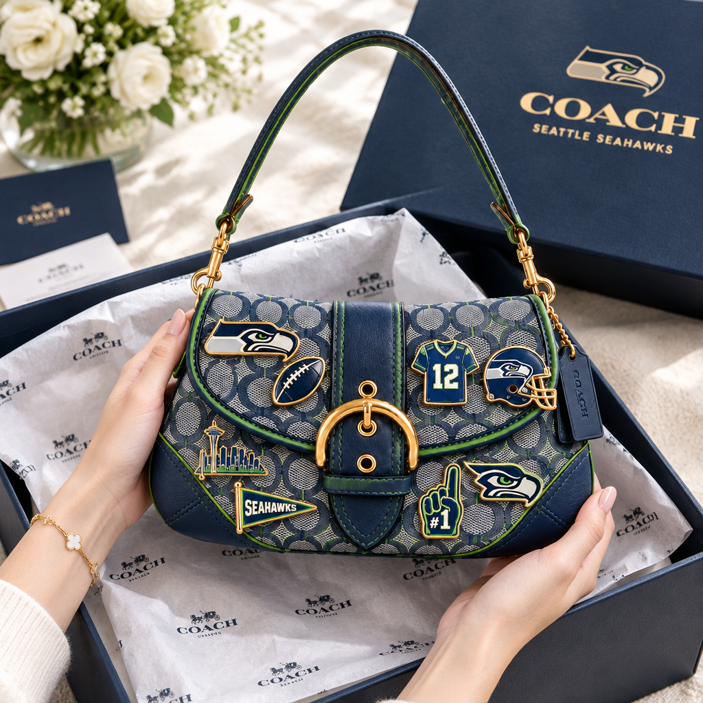 Seattle Seahawks Soho Bag With Charm