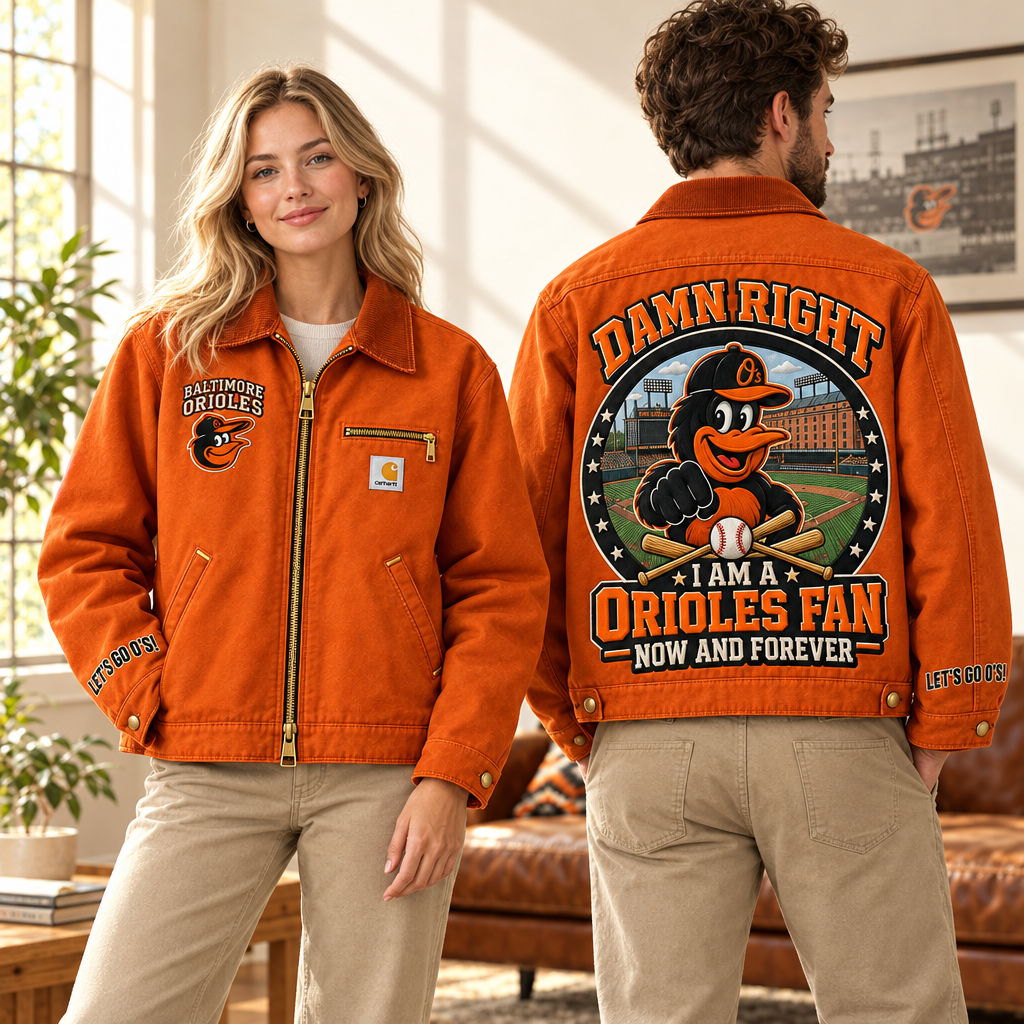 Baltimore Orioles Embroidered Detroit Jacket