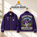 Colorado Rockies Embroidered Detroit Jacket