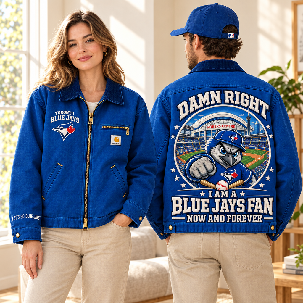 Blue Jays Workjacket Embroidered Detroit Jacket