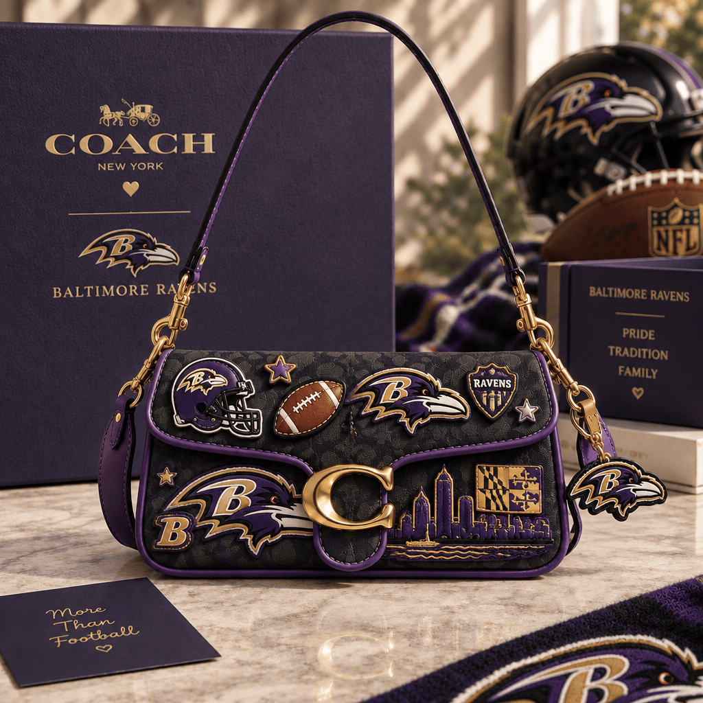 Premium BTR Coach Shoulder Cross With Charm LNTH