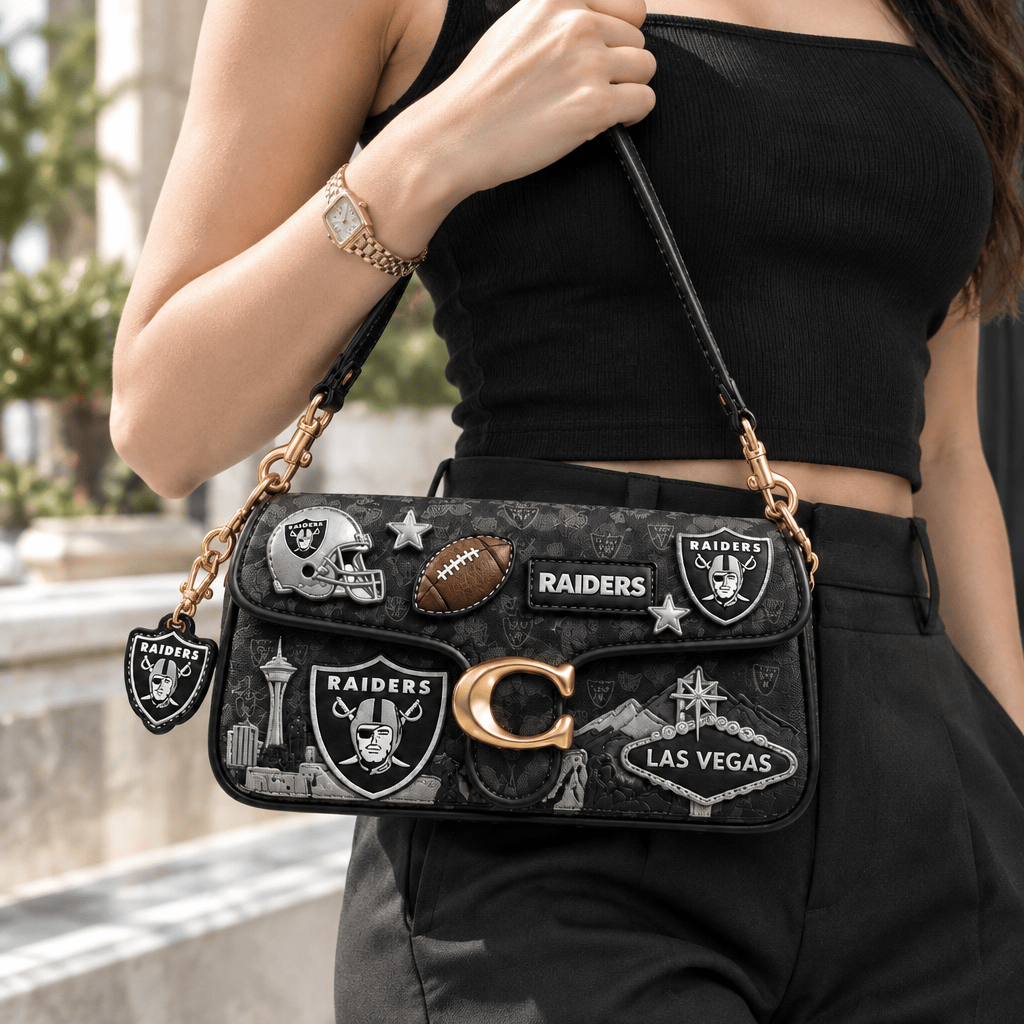 Premium LVR Coach Shoulder Cross With Charm LNTH