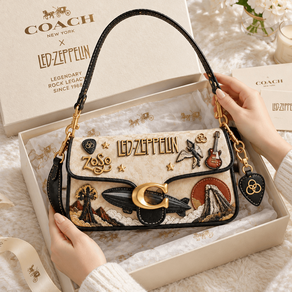 Premium LZPL Coach Shoulder Cross With Charm LNTH