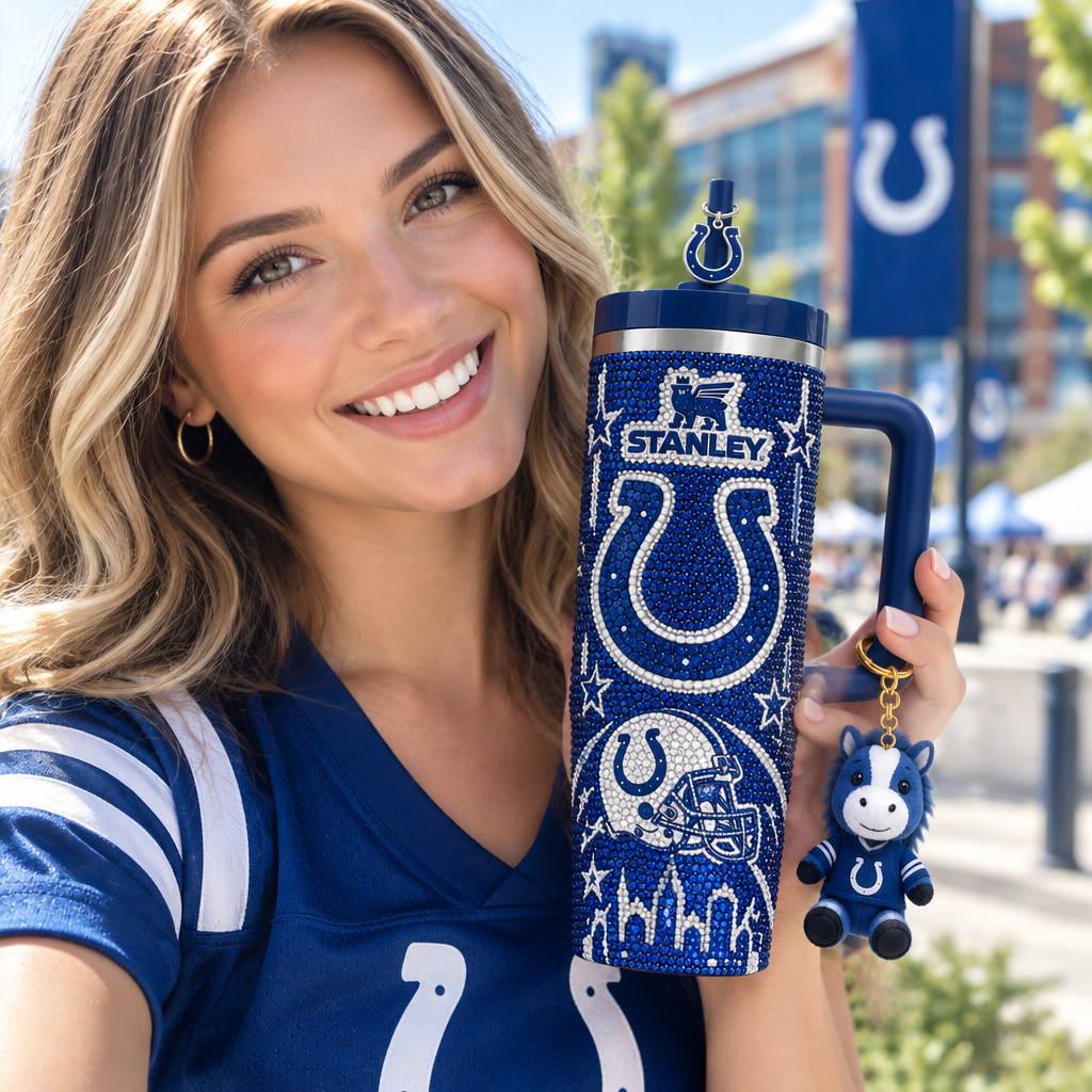 Indianapolis Colts 40oz Tumbler With Handle TTNL