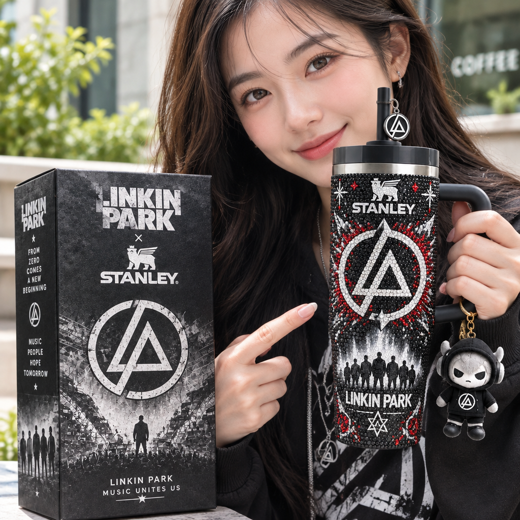 Linkin Park 40oz Tumbler With Handle TTNL