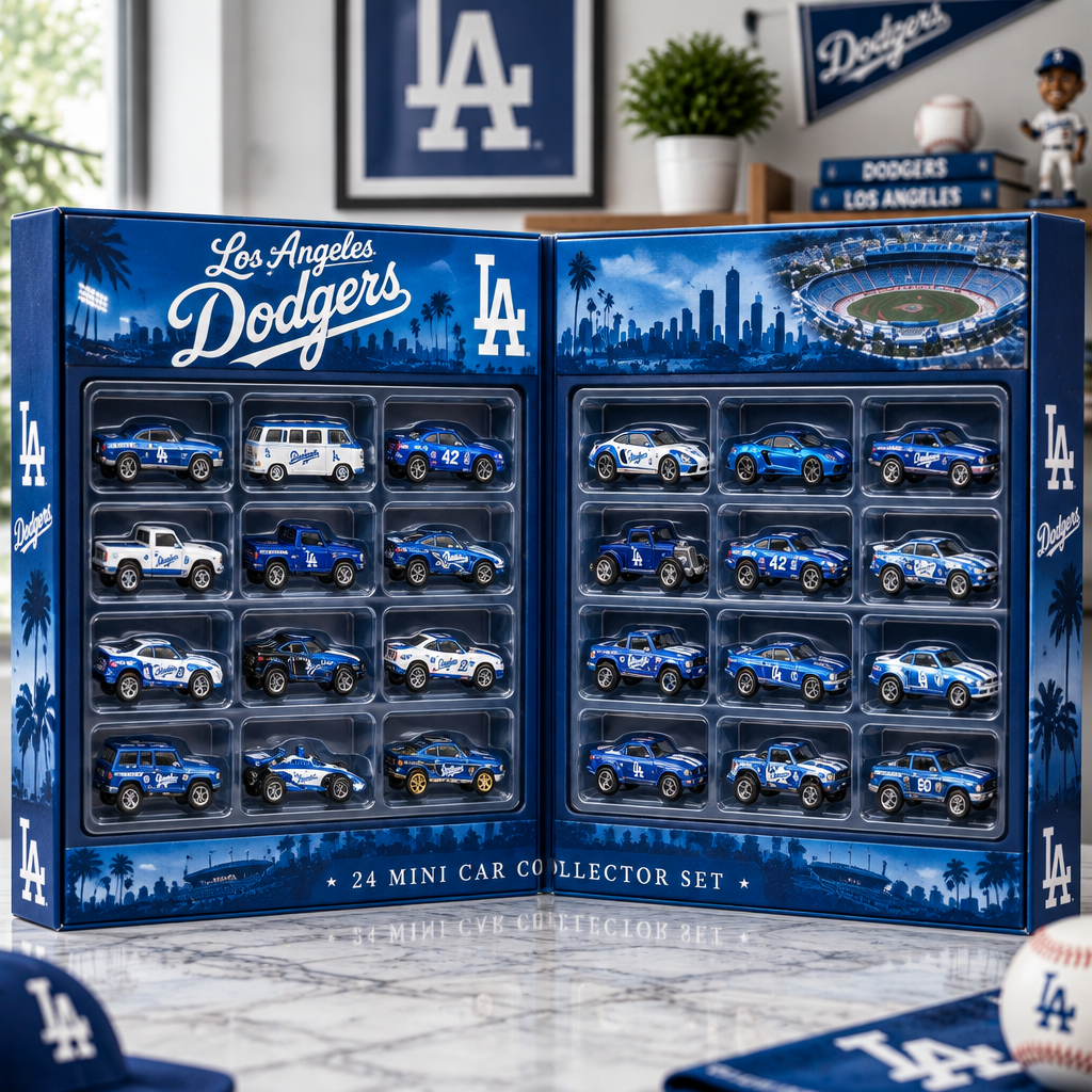 Los Angeles Dodgers Premium Mini Car Advent Calendar