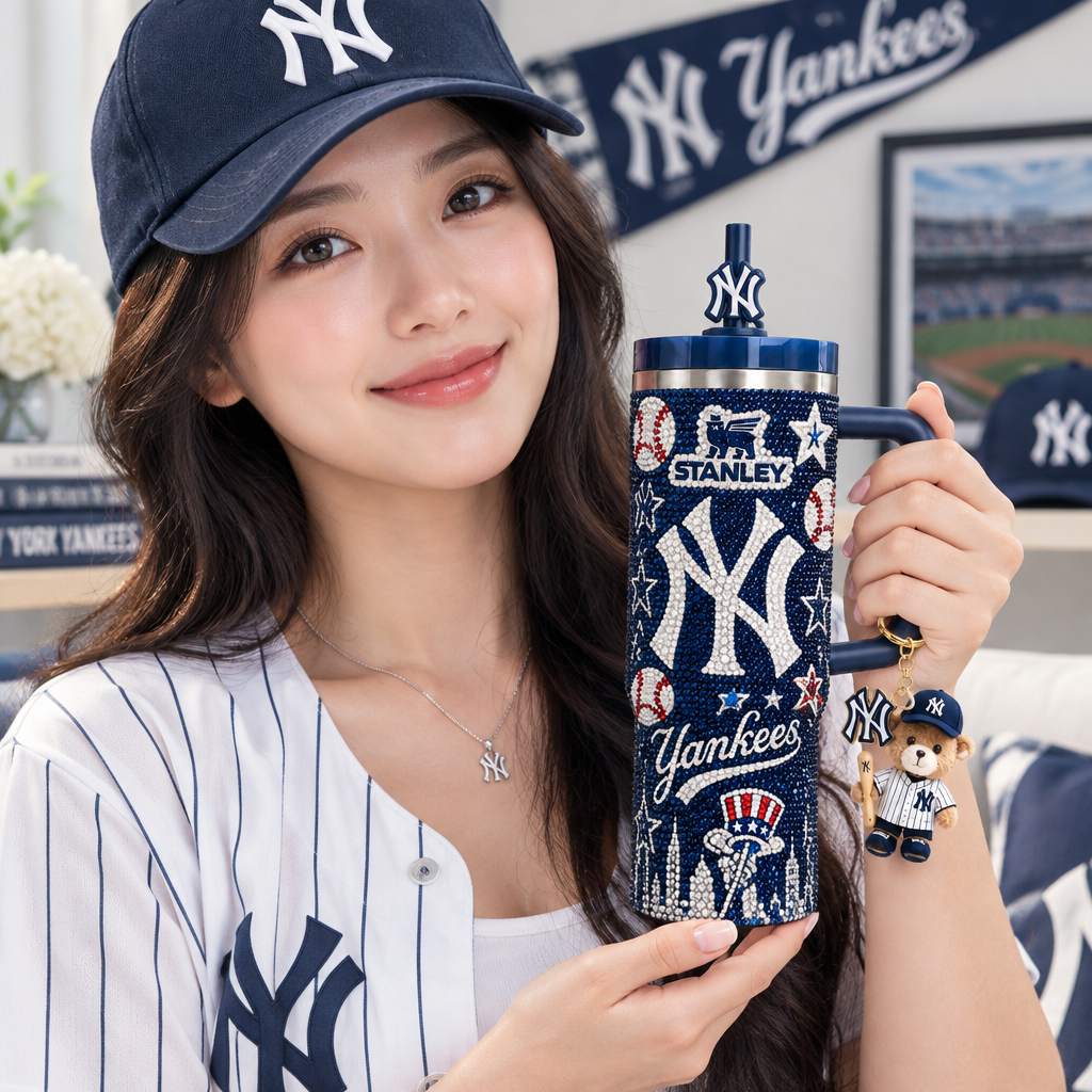 New York Yankees 40oz Tumbler With Handle TTNL