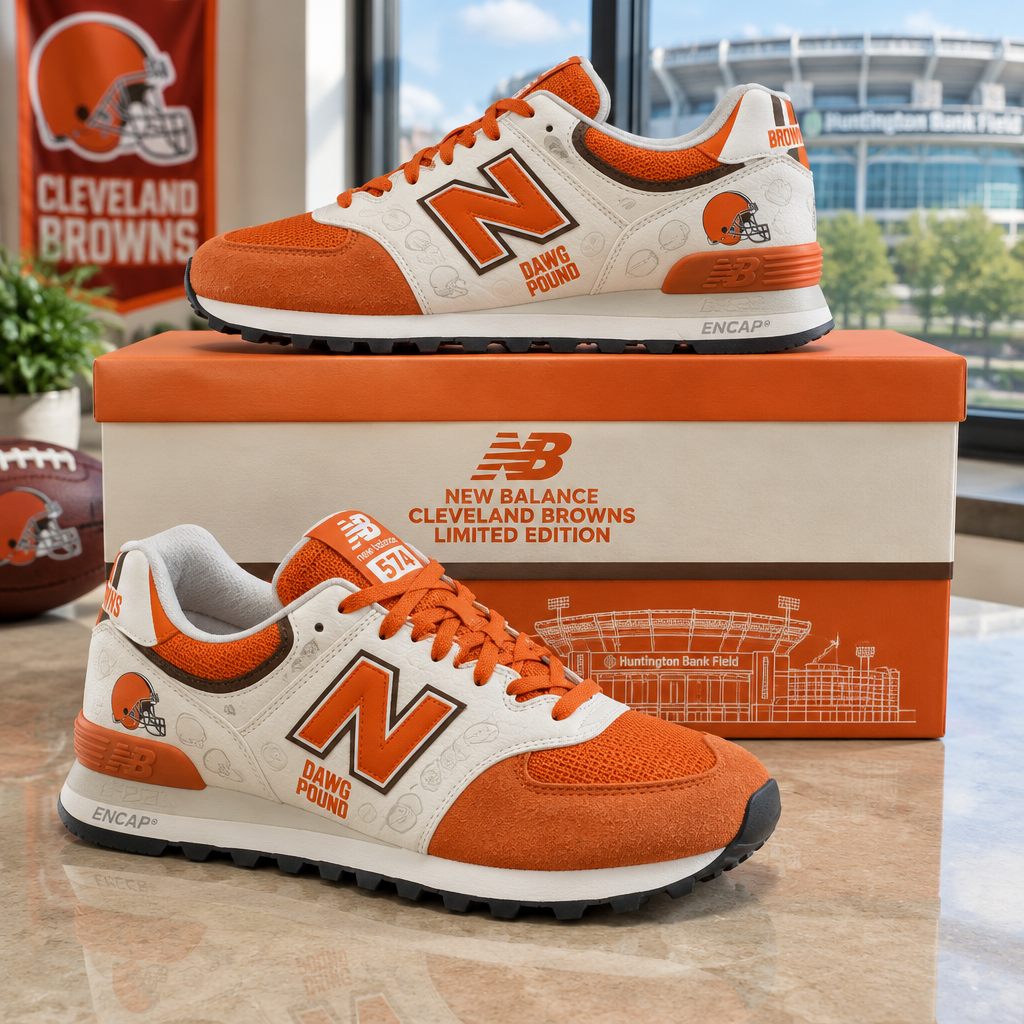 Cleveland Browns NB 574 SNEAKER